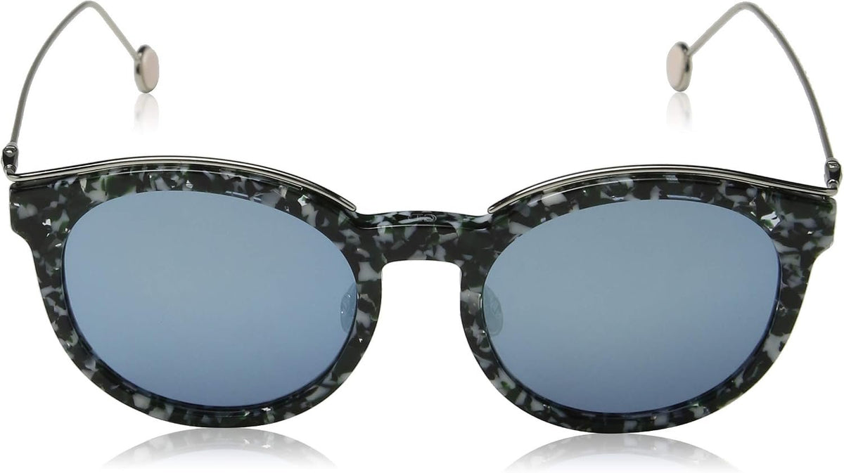 Dior Christian Damen Diorblossom 3J Ye6 52 Sonnenbrille, Grün (Pttrn/Azure)