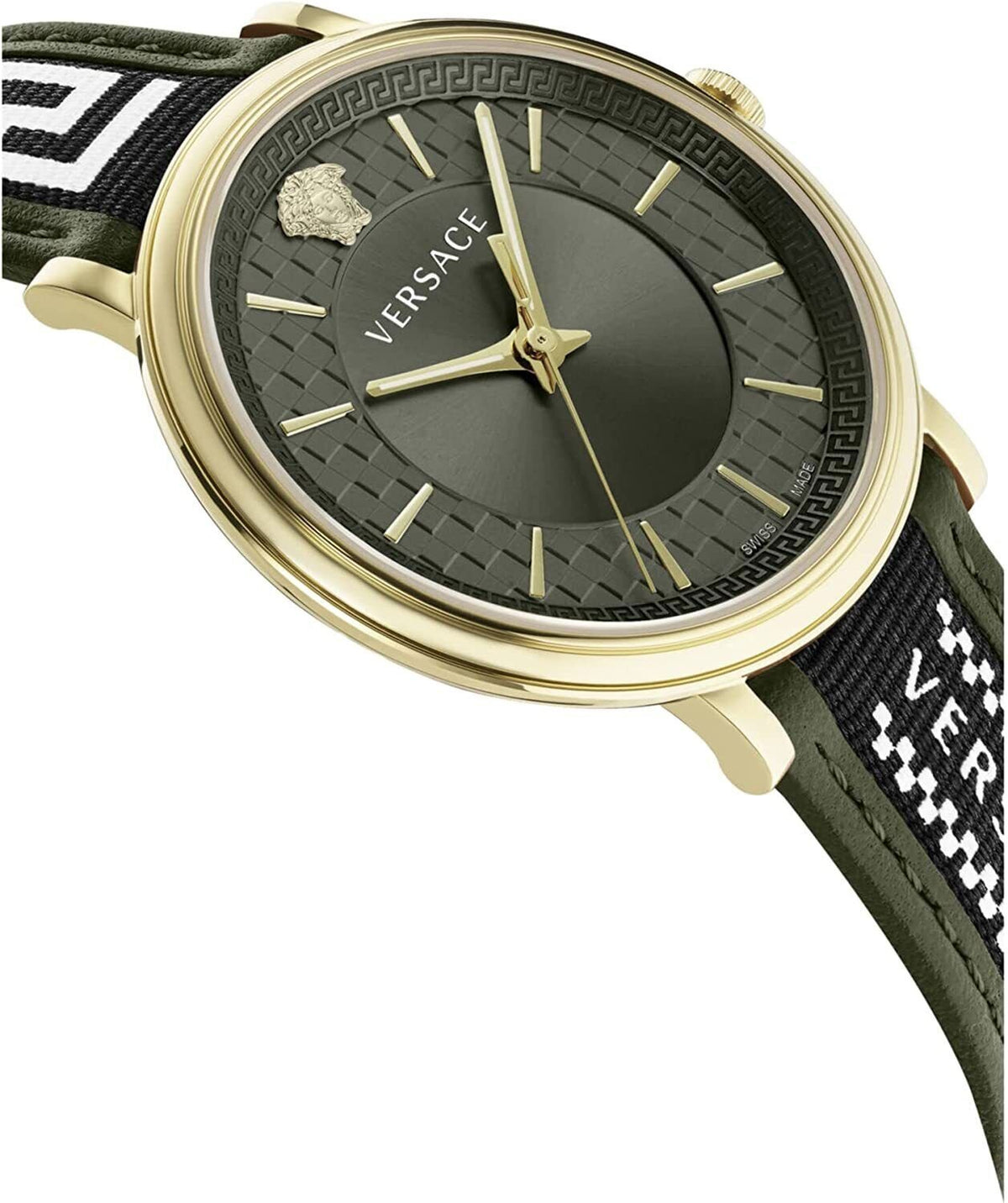 Versace Herrenuhr V‑Circle Unisex VE5A01621 Grün