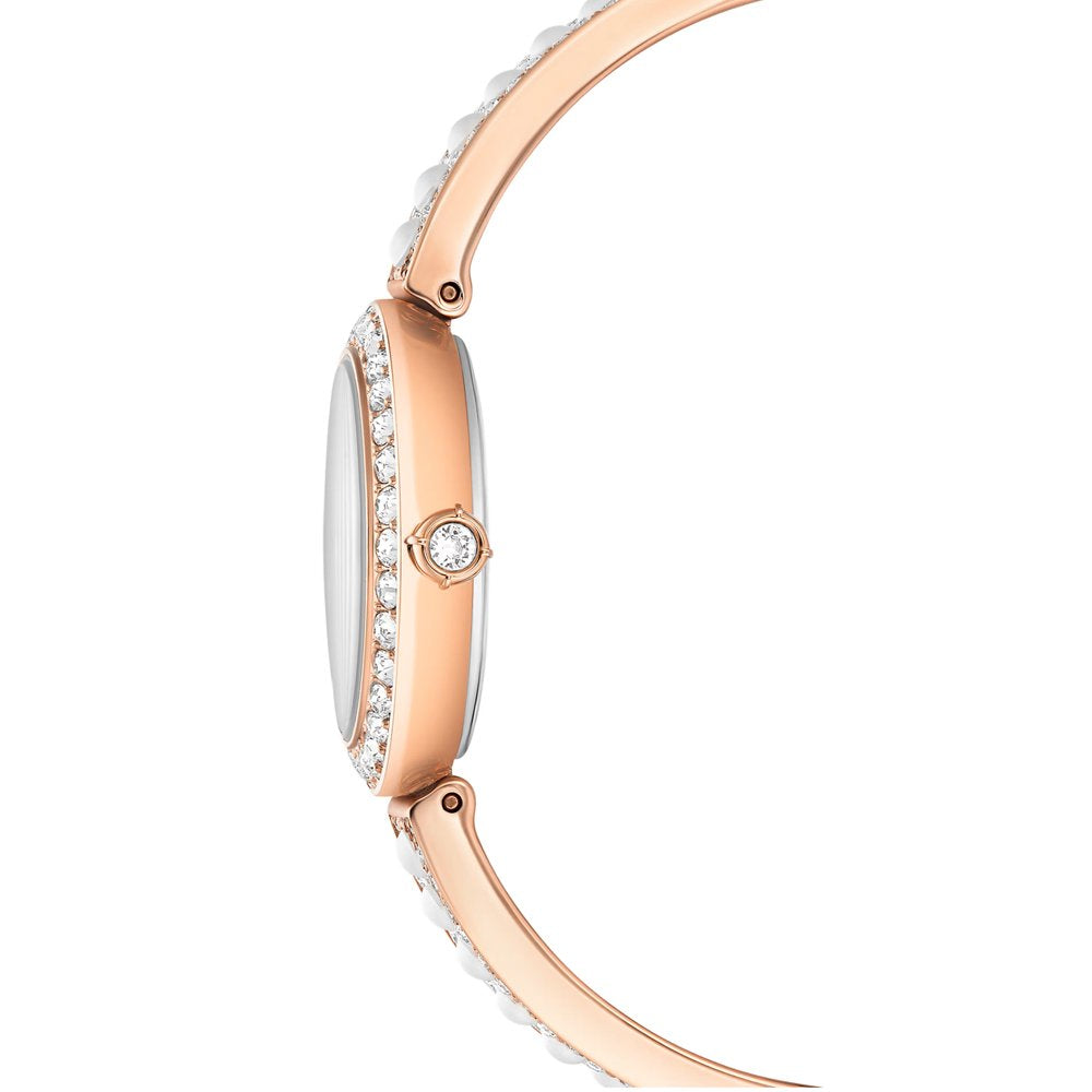 Swarovski Damenuhr Matrix Pearl Bangle Roségold / Weiß 5705406