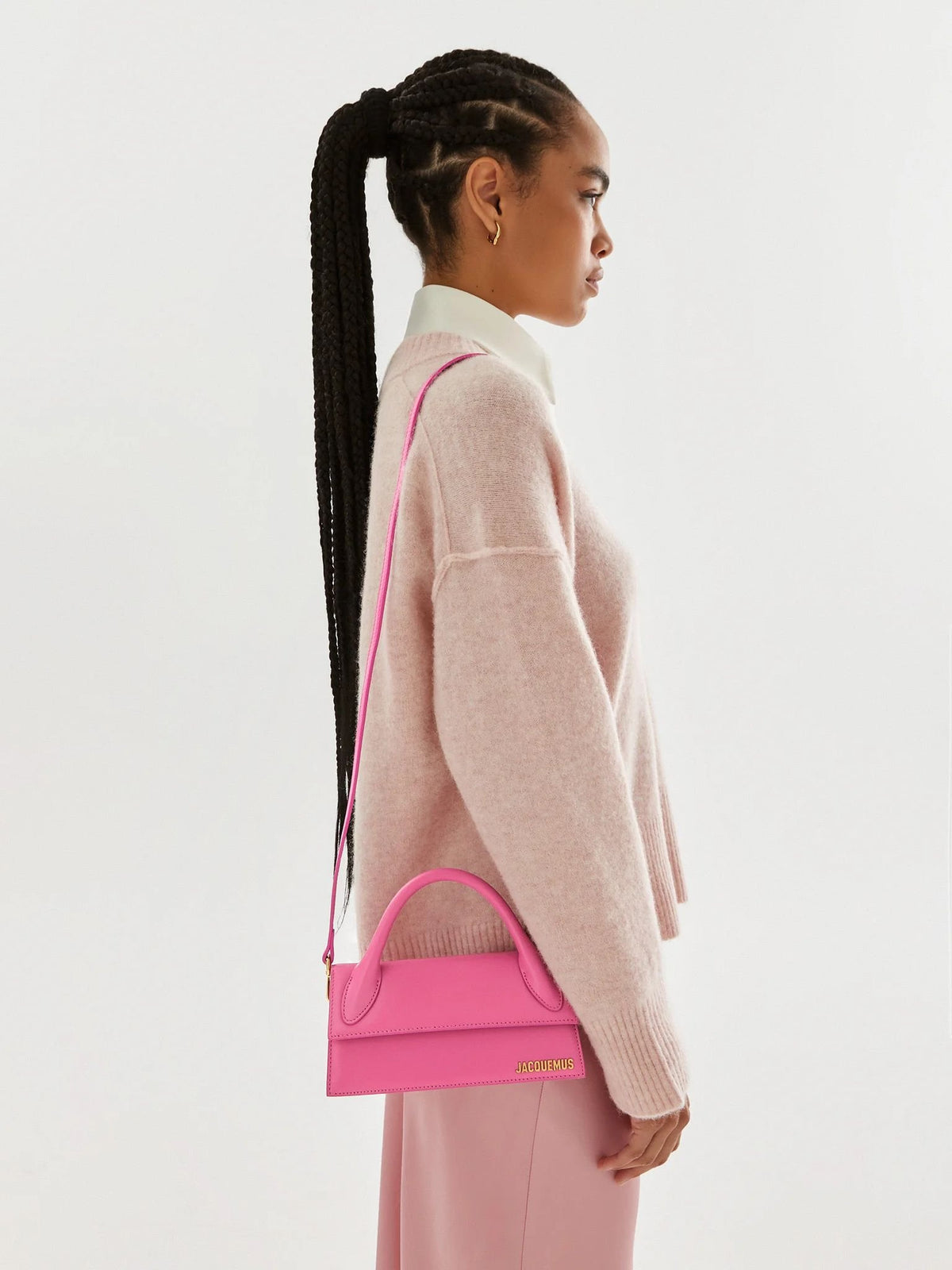 Jacquemus Tasche Unisex Le Chiquito Long Neon Pink 213BA004-3060-434
