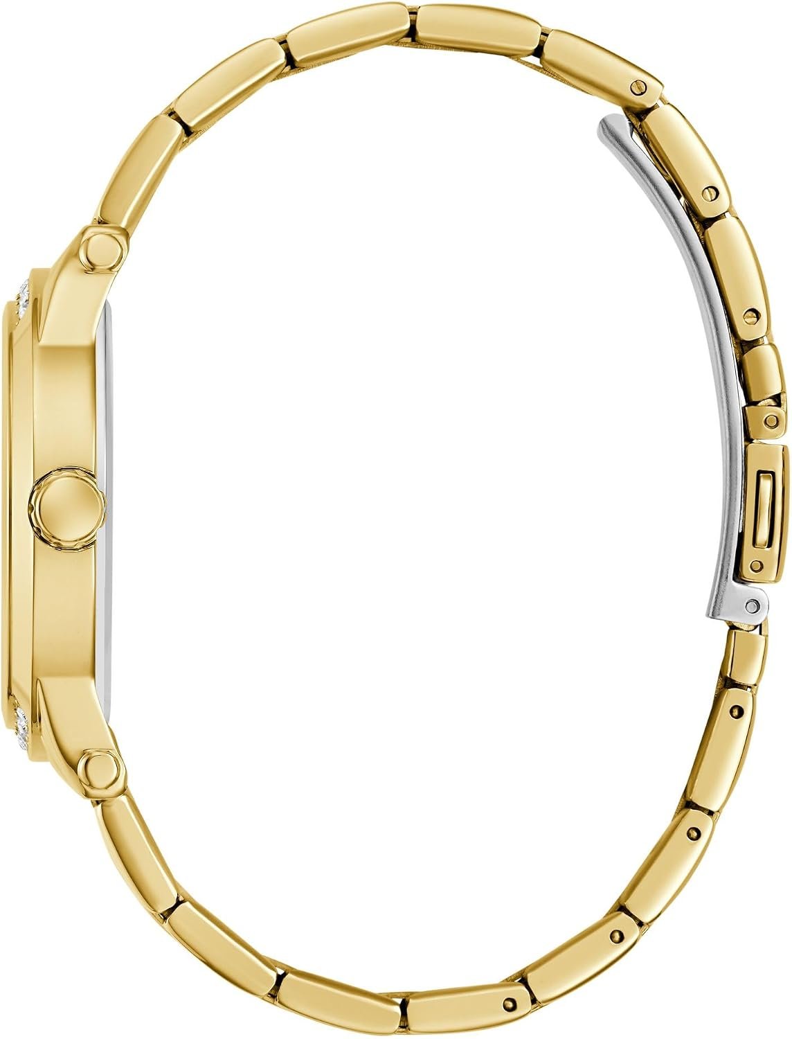 Guess Armbanduhr Damen Ladies Gold Tone Analog Watch Gold GW0861L6