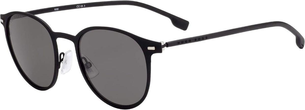 BOSS Hugo 1008/s 003/IR MATT BLACK Sunglasses Men's Steel, Standard, 51