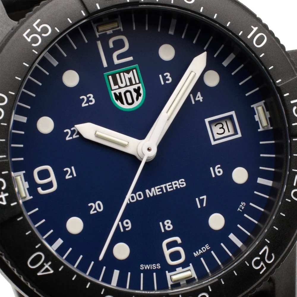Luminox Herren Armbanduhr Sea Bass Carbonox Schwarz/Blau X2.2003