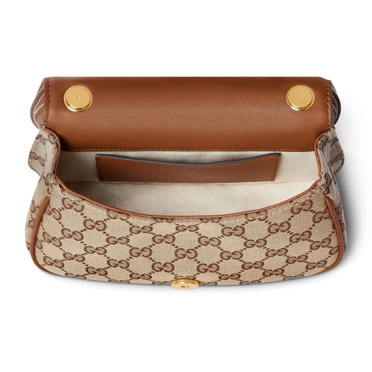 Gucci Schultertasche Damen Blondie Mini Beige/Dunkelbraun 815700-HAAKG-9755