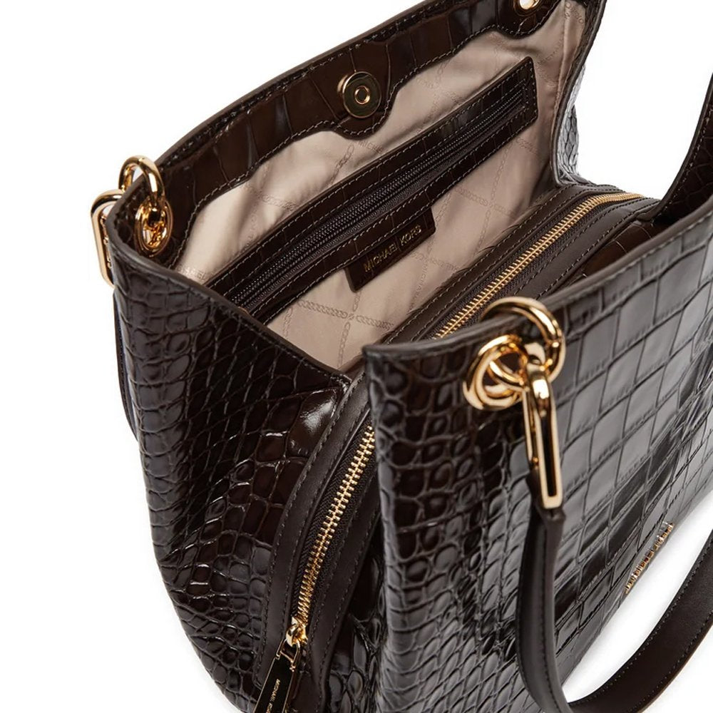 Michael Kors Damen Handtasche Kensington Chocolate 30F4G8KE3E251
