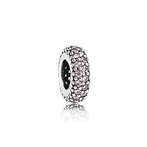 PANDORA Silber Zwischenelement Rosa Pavé Inspiration 791359PCZ