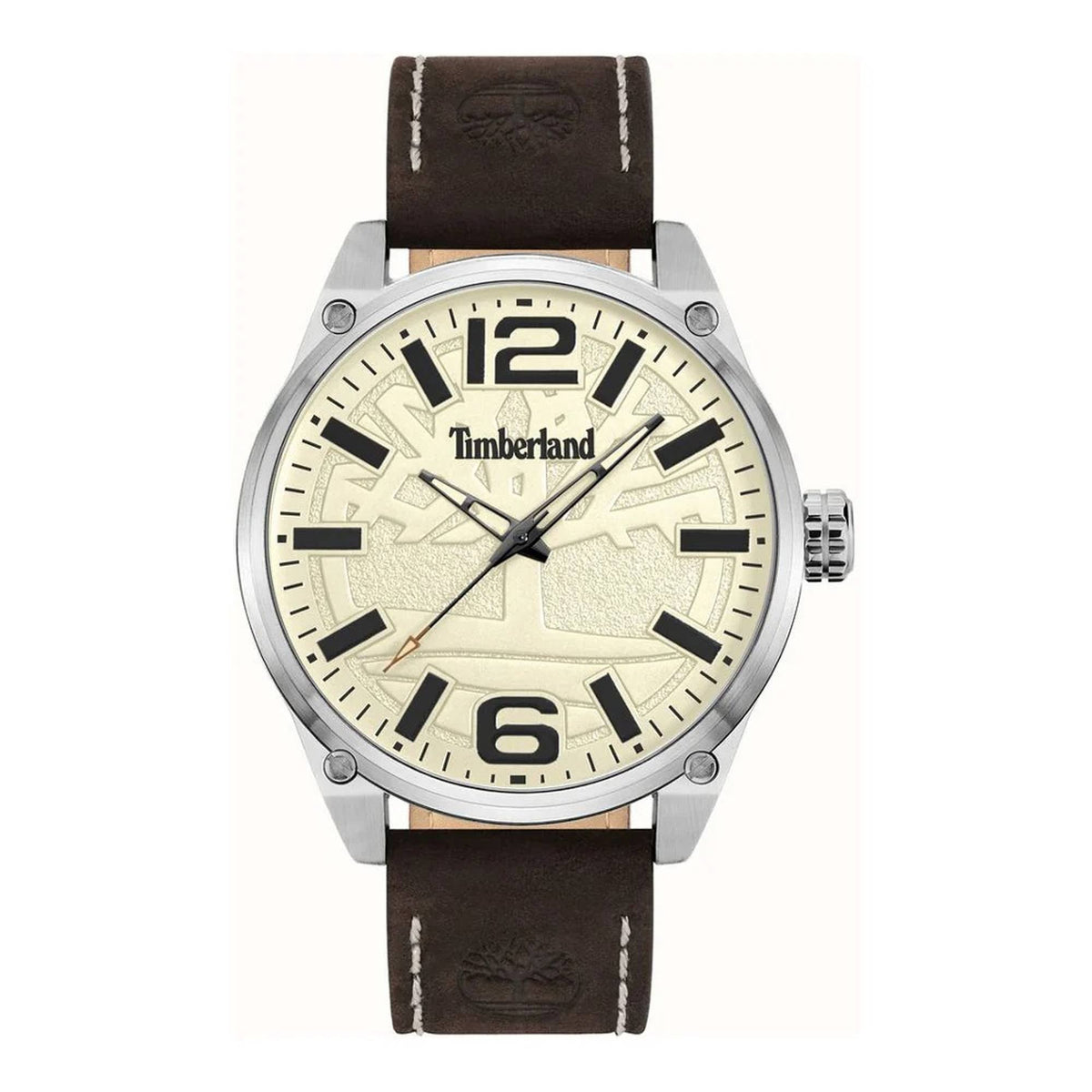 Timberland Analoguhr Herren Ripley-Z Silberfarben Beige Braun TDWGA9000701M