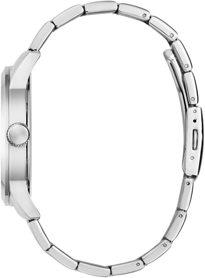 Guess Armbanduhr Herren Collegiate Analog Silber GW0888G1