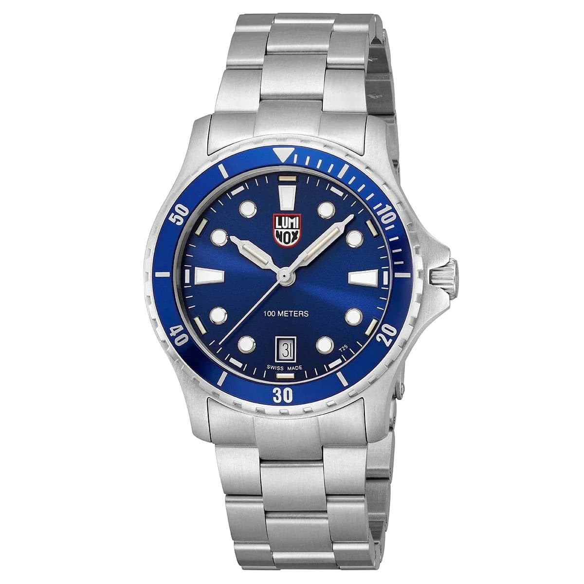 Luminox Armbanduhr Herren Sport Timer 0940 Series Stahl Blau XS.0943