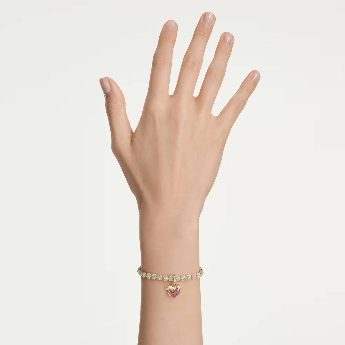 Swarovski Charm Damen Idyllia Herz Rosa Gold 5742953