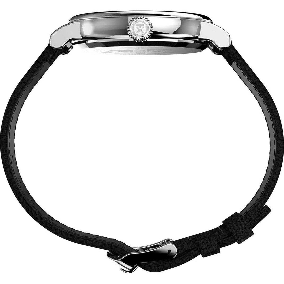 Timex Armbanduhr Herren Waterbury Standard Silber/Schwarz TW2V44000UK