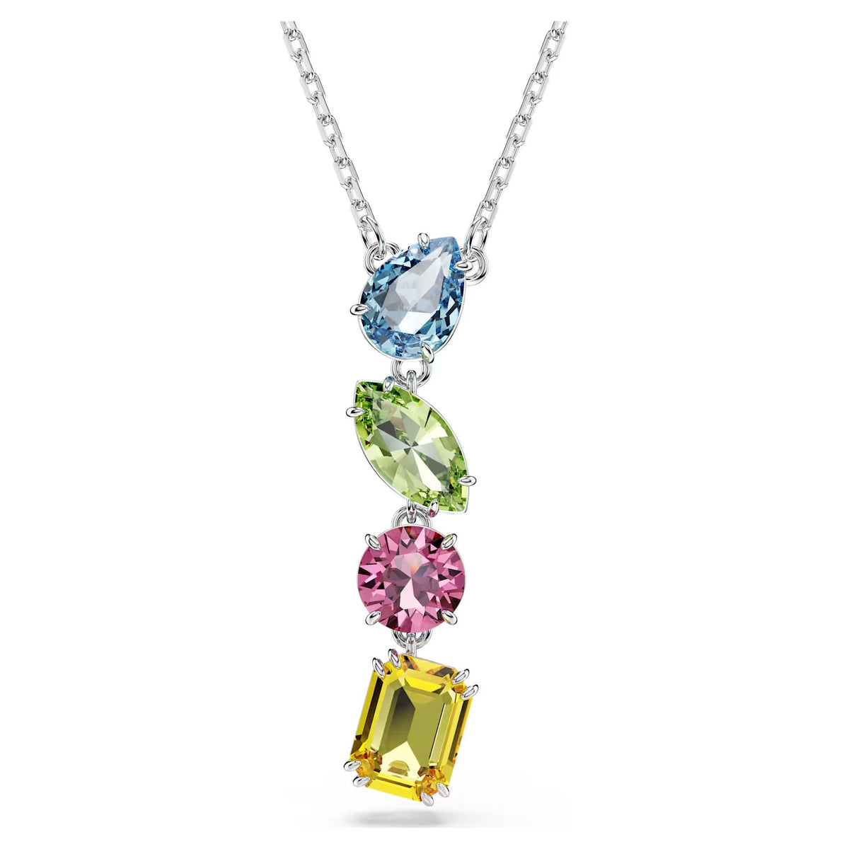 Swarovski Halskette Damen Gema Y Pendant multicolor rhodiniert 5692421