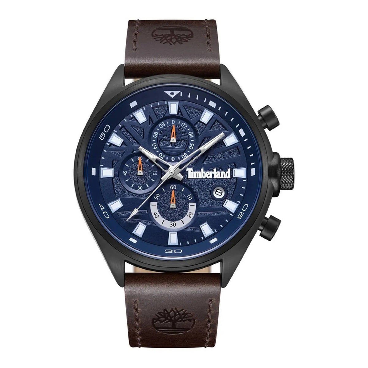 Timberland Chronograph Herrenuhr Carrabassett Z Braun Blau TDWGC9000402