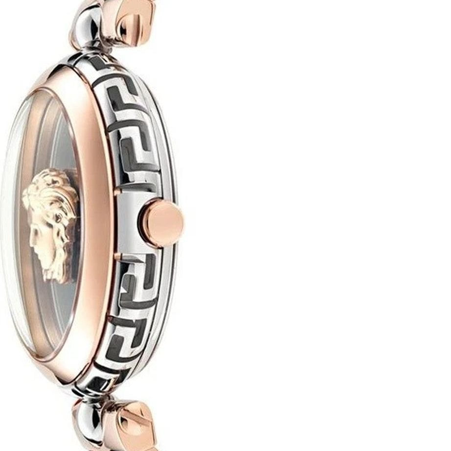 Versace Armbanduhr Damen Rosegold Silber Grün VE0B00425