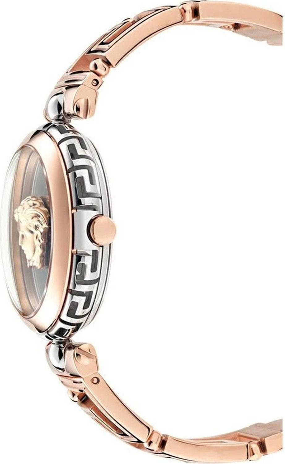 Versace Armbanduhr Damen Rosegold Silber Grün VE0B00425