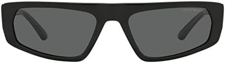 Emporio Armani Herren 0EA4168 brillenrahmen, Schwarz, Grau, 56/19/145