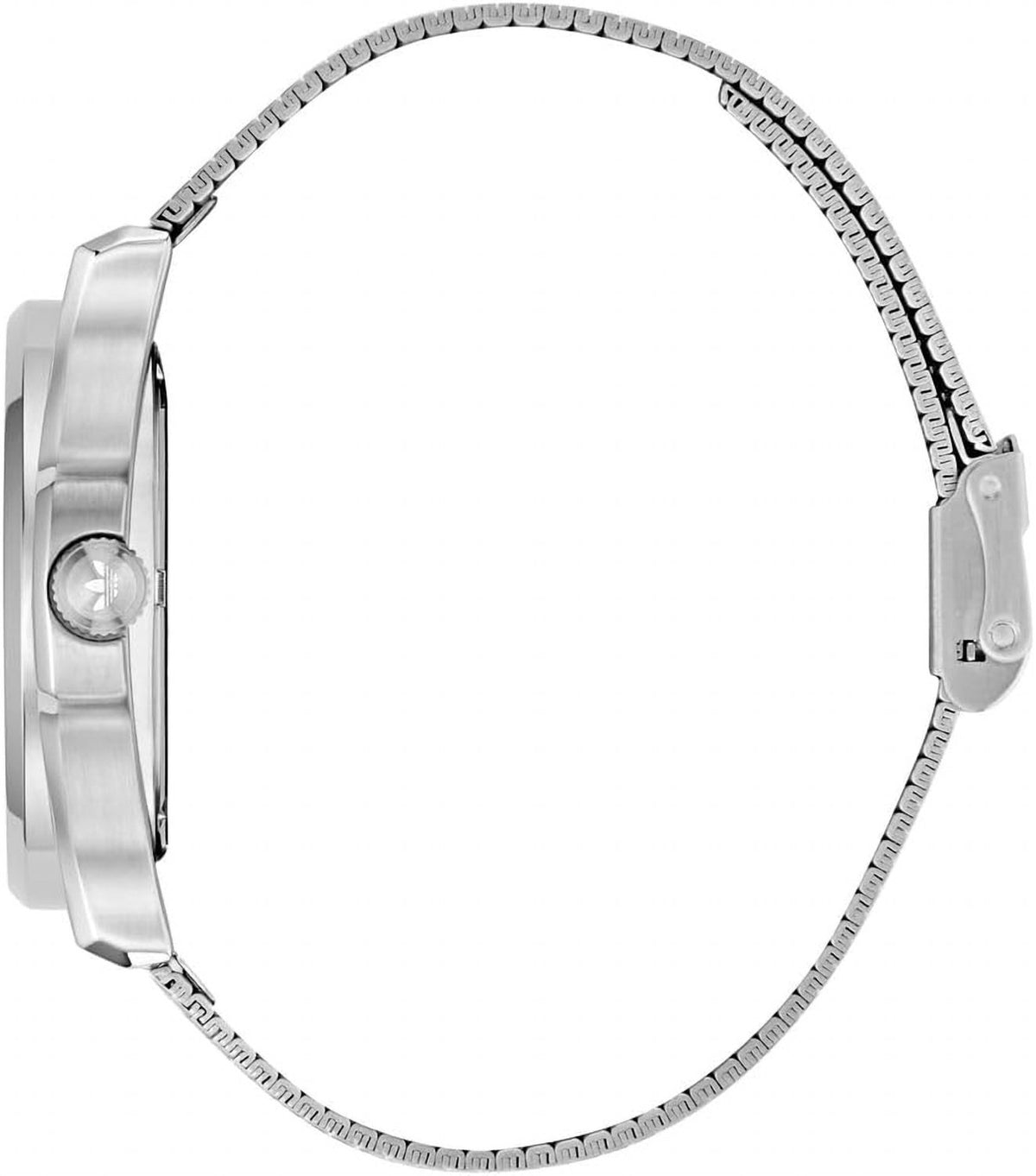 adidas Expression Three Unisex Armbanduhr, Quarz Analog, Edelstahl, 41 mm, Edelstahlarmband, Silber, 5 bar, Zifferblattfarbe: Blau, AOFH25505