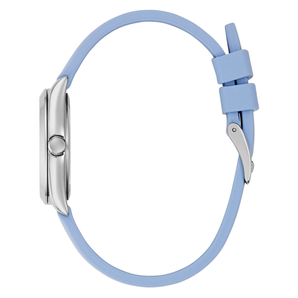 Guess Armbanduhr Damen Alice Silber Blau GW1033L1