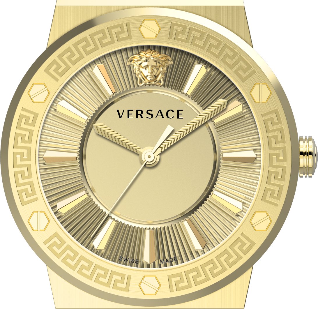 Versace Damen Armbanduhr GRECA LOGO bicolor 38 mm VEVH00620