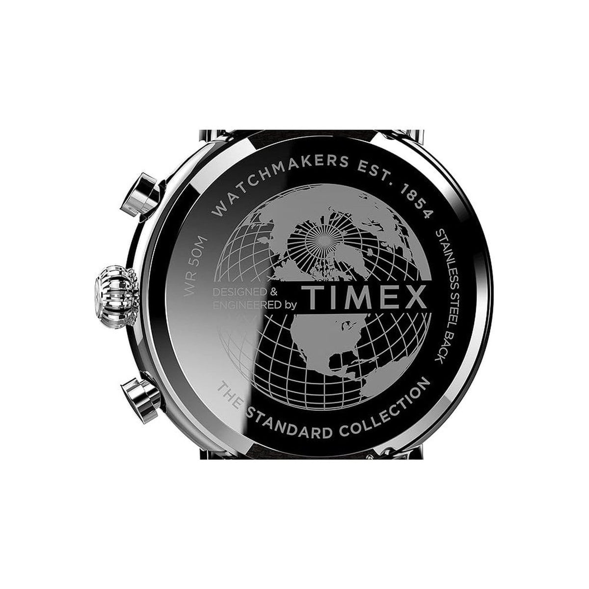 Timex Chronograph Herren Waterbury Standard Chronograph Silber/Braun TW2V43800