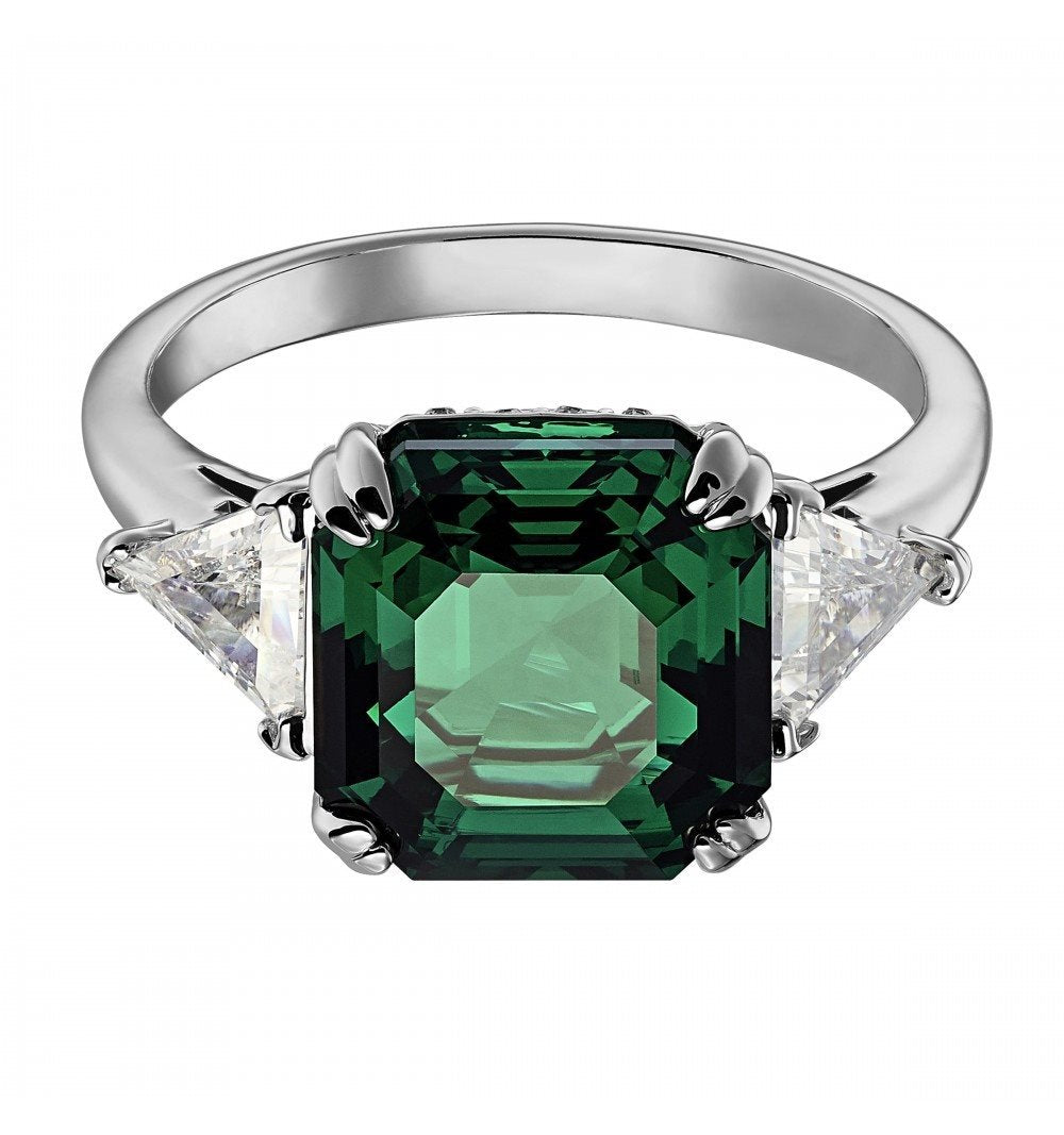 Swarovski Ring Damen Attract Grün Silberfarben 5512574