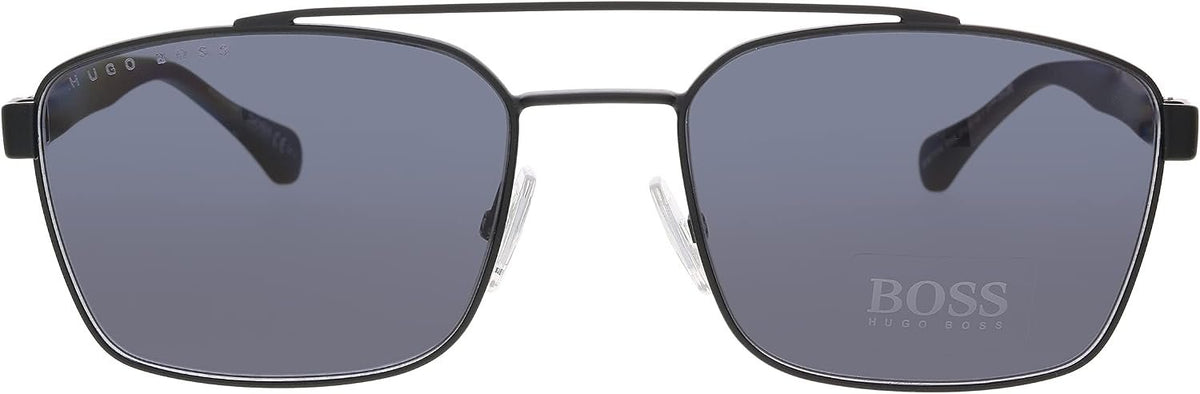 Hugo Boss Boss 1117/s 003/IR MATT BLACK Sunglasses Men's Metal, Standard, 57