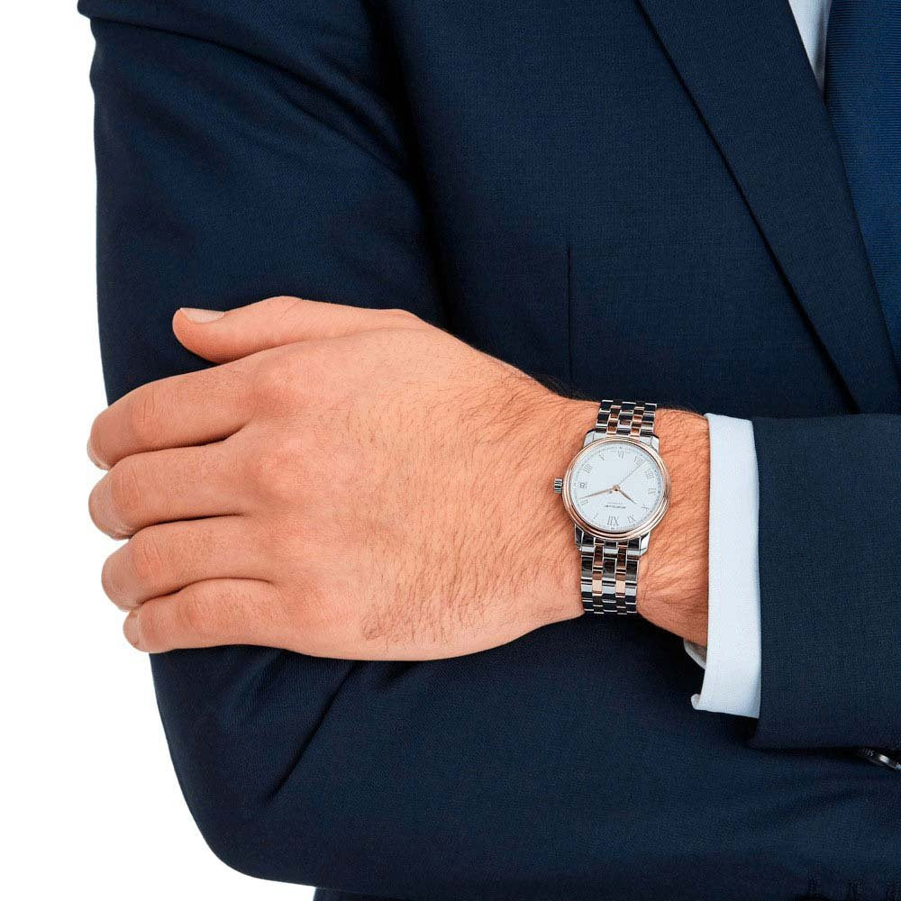Montblanc Uhr Damen Tradition Automatic Date Bicolor MB114369