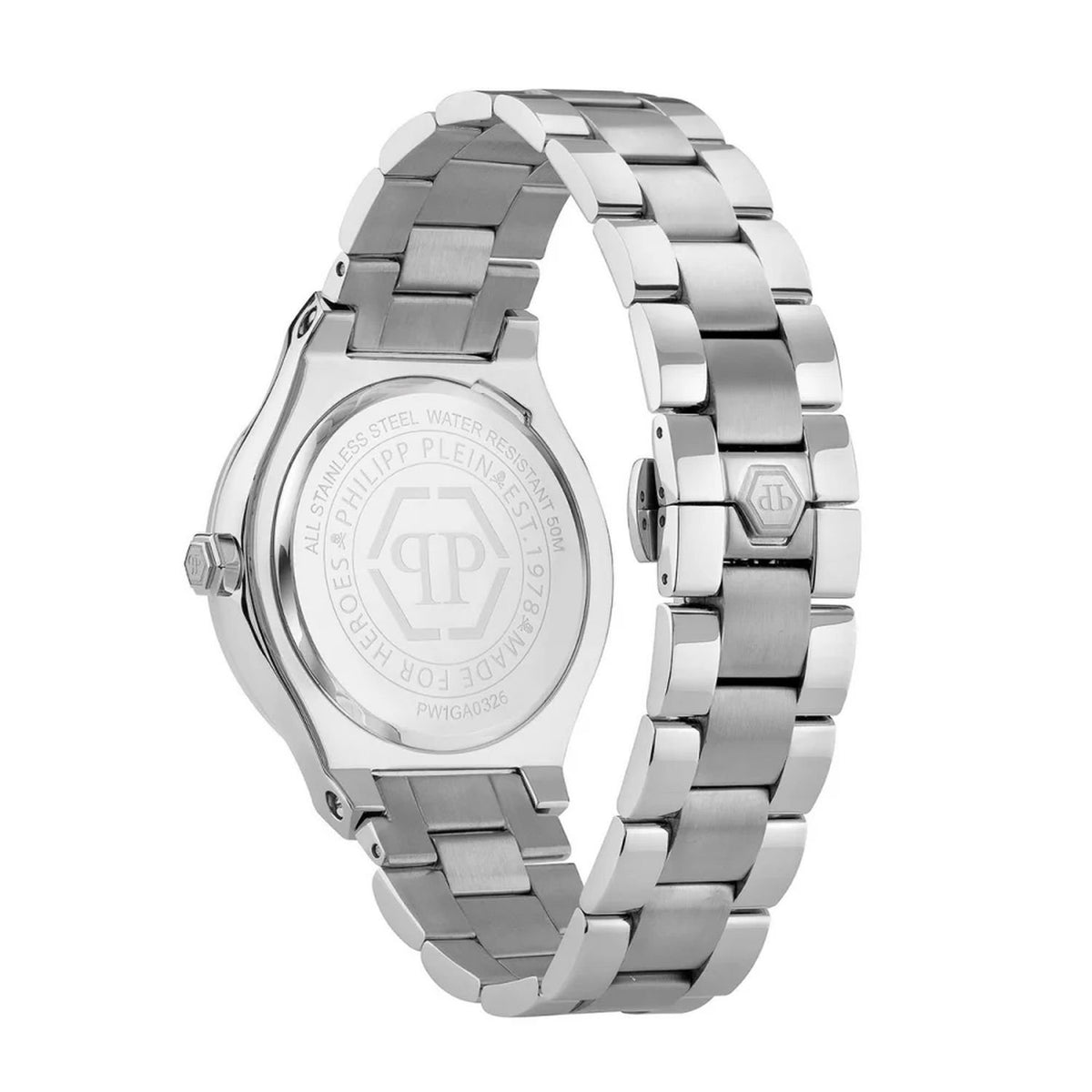 Philipp Plein Armbanduhr Unisex Underdog Schwarz Silber PW1GA0326