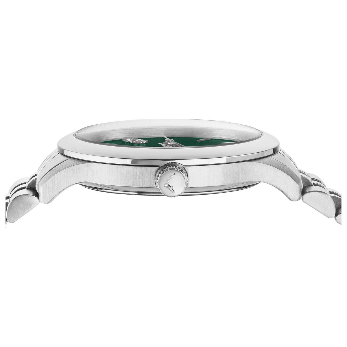 Salvatore Ferragamo Damenuhr Duo Quarz Grün Silber Gold SFCU00722