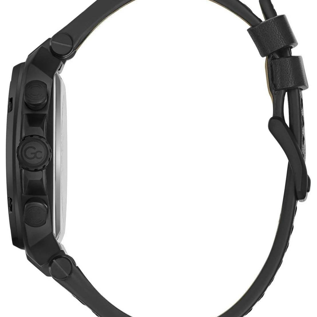 Guess Collection Herren Chronograph GC Spirit Tonneau Schwarz Y83003G2MF