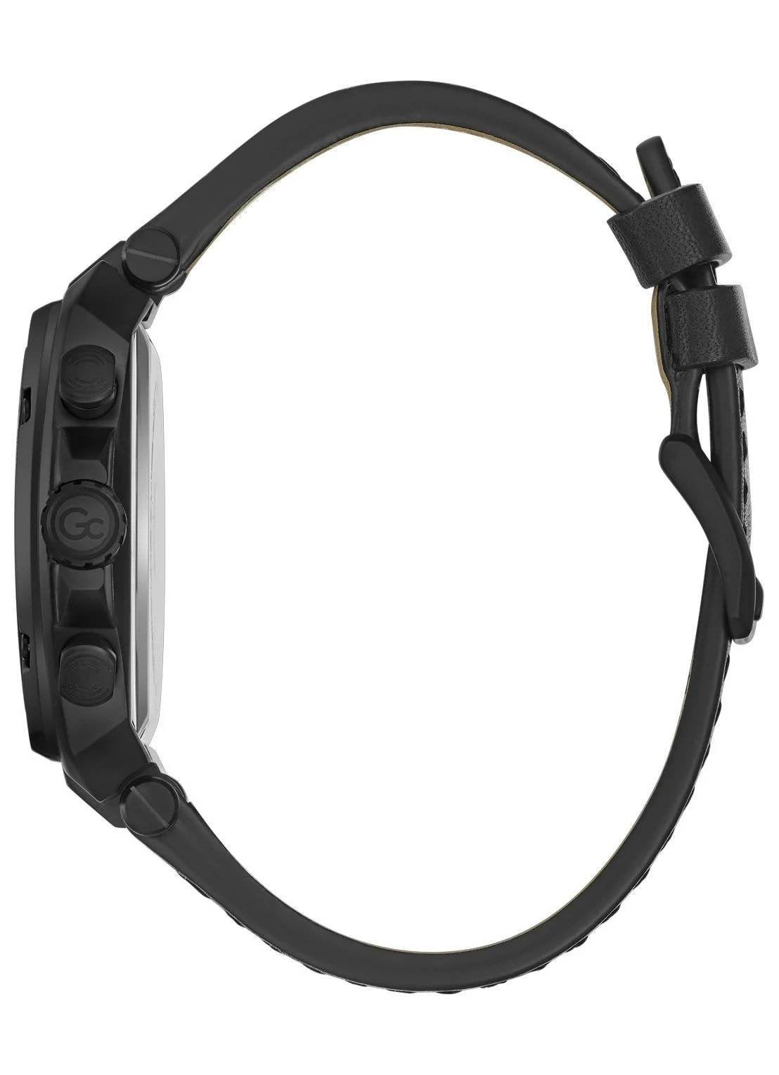 Guess Collection Herren Chronograph GC Spirit Tonneau Schwarz Y83003G2MF