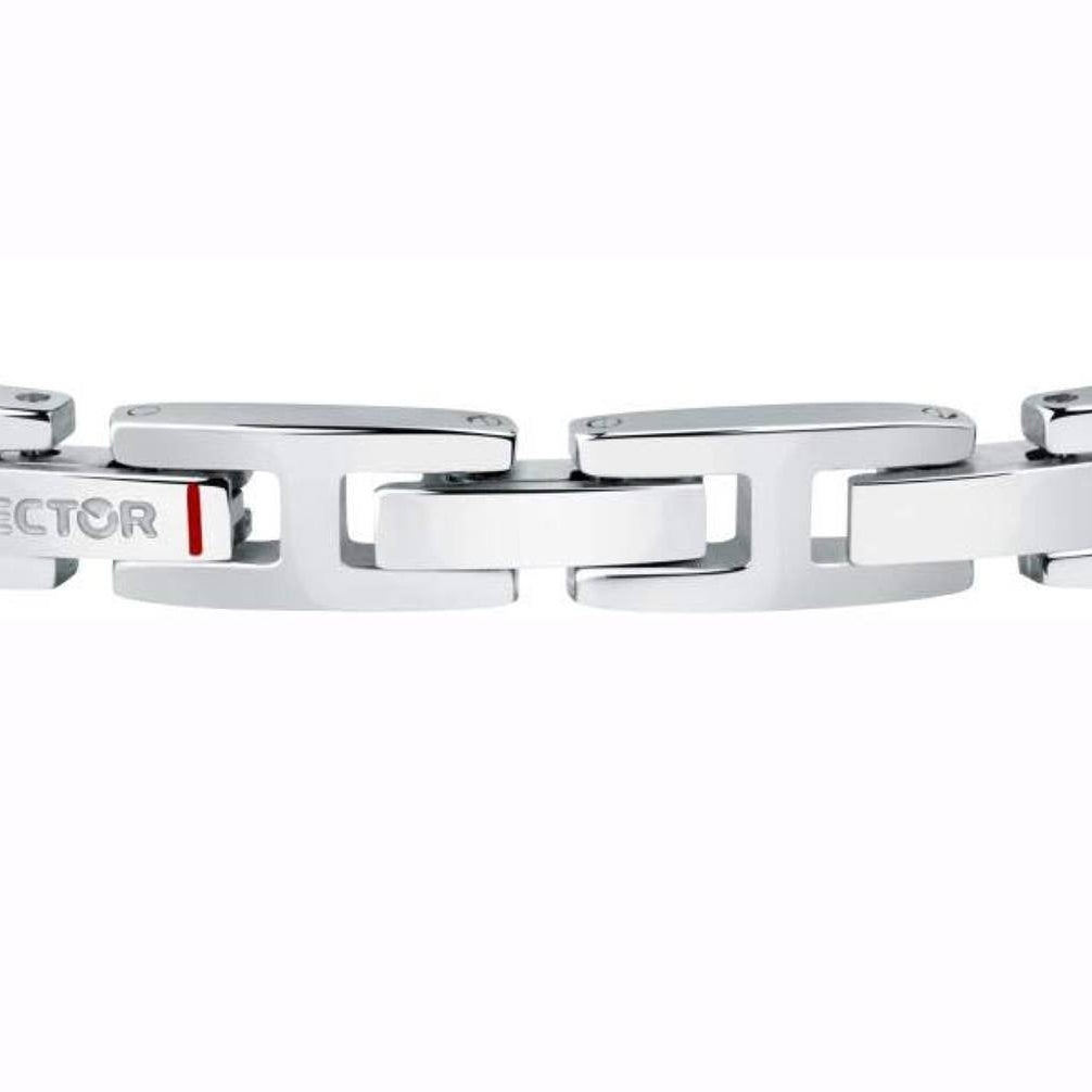 SECTOR Herren Armband CERAMIC BR. BLK CERAMIC & SCREW 22CM