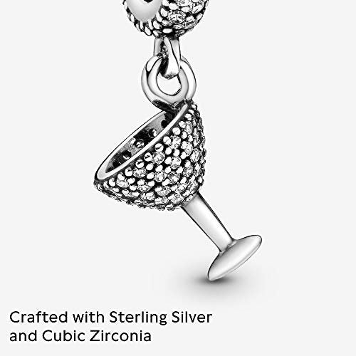 PANDORA Damen-Bead Ladies Cocktail-Night 925 Silber Zirkonia weiß - 791535CZ