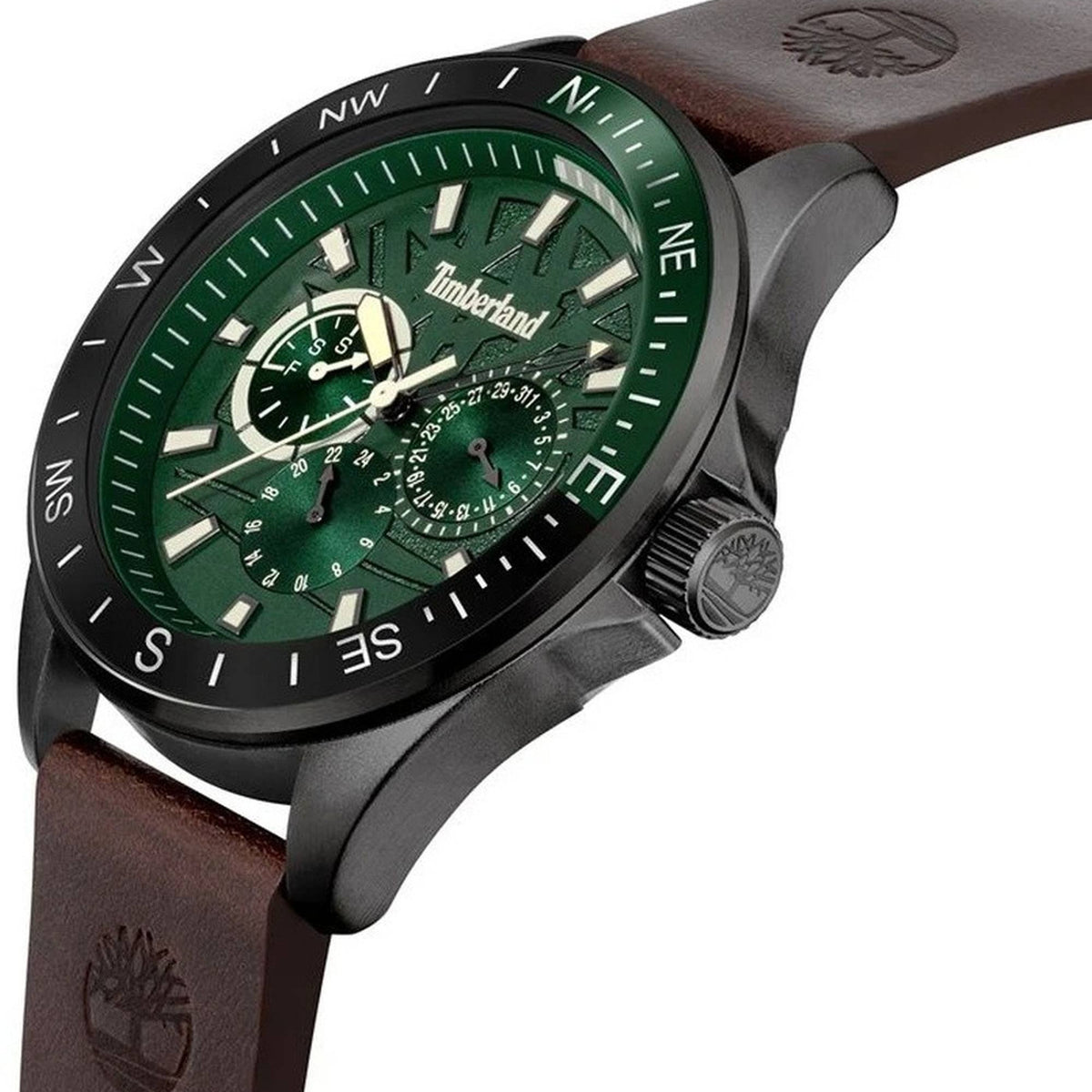 Timberland Analoguhr Herren Epsom Z Grau Grün Braun TDWGF9001503