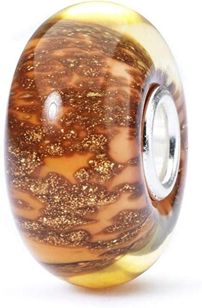 Trollbeads Damen-Bead Charm Herbstblatt TGLBE-10414