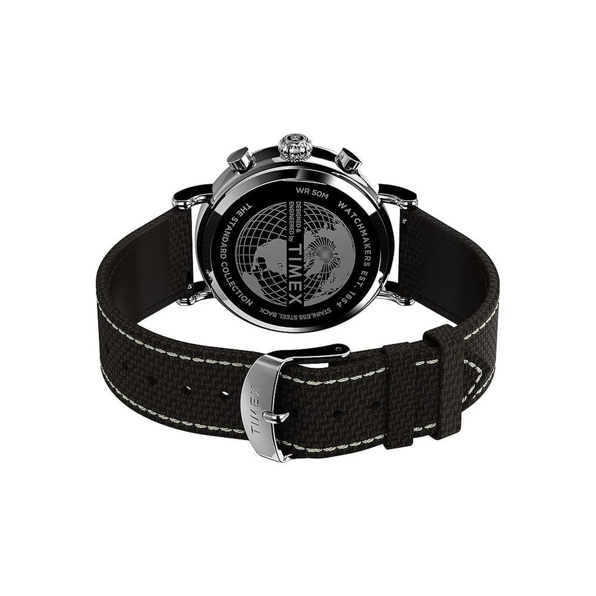 Timex Chronograph Herren Waterbury Standard Chronograph Silber/Braun TW2V43800