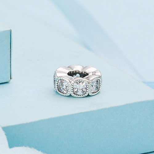 PANDORA Damen-Charm 925 Silber Zirkonia weiß - 792027CZ