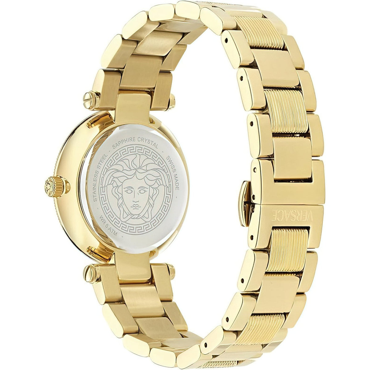 Versace Armbanduhr Damen Reve VE8B00624 Gold/Schwarz