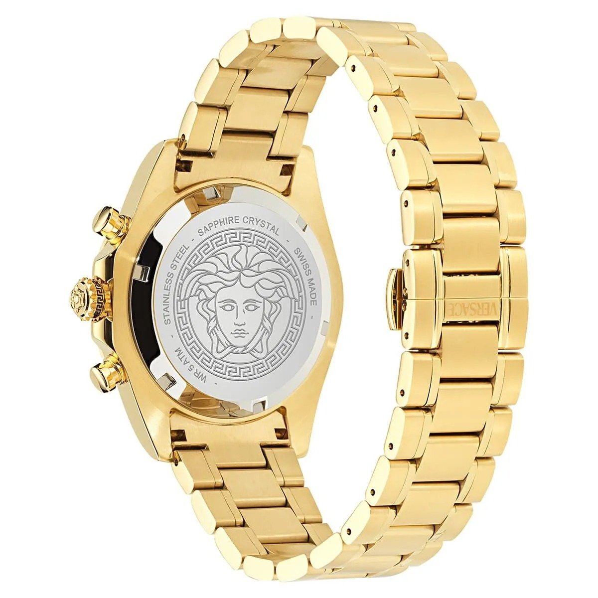 Versace Uhr Herren VE9K01124 Schwarz / Gold