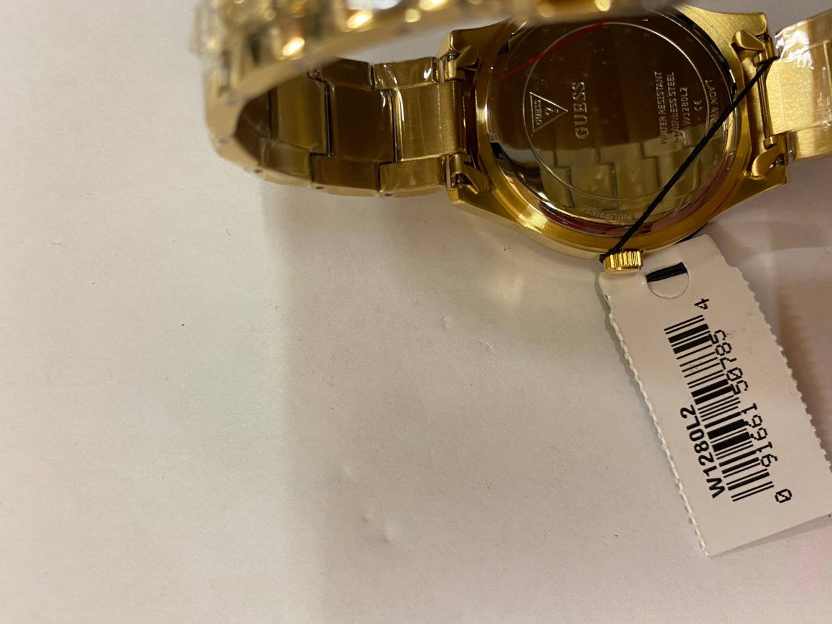 Guess Damen Armbanduhr Anna Gold 38mm Quarz Analog W1280L2