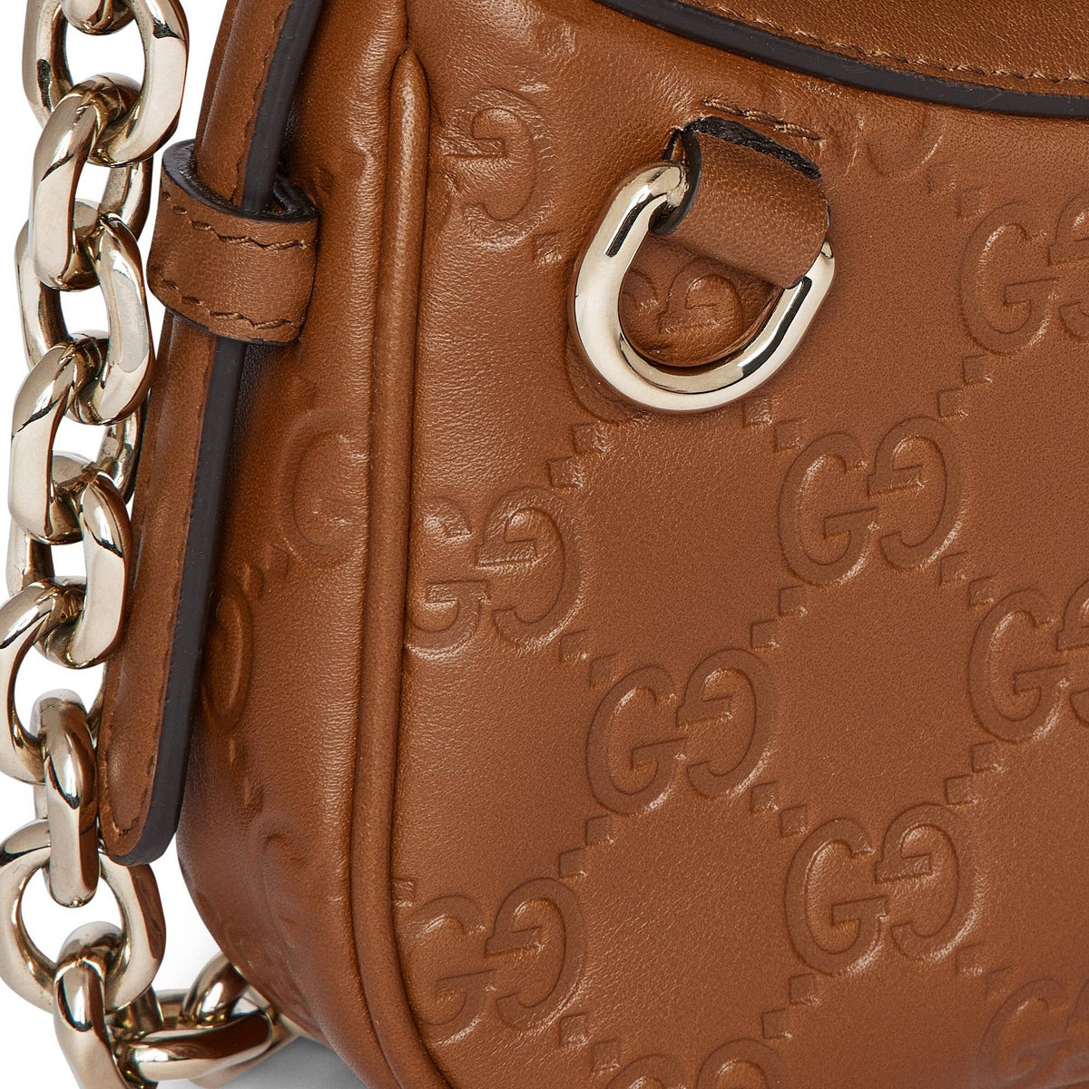 Gucci Handtasche Damen GG Emblem Mini Shoulder Bag Braun 847091-AAFDV-2718