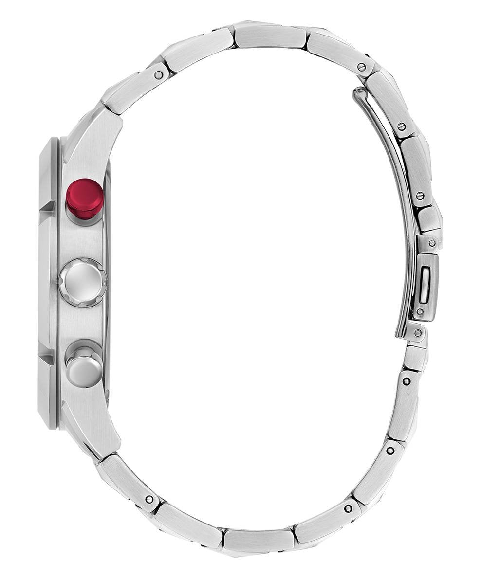 Guess Herren Armbanduhr Silber Multifunktion Resistance GW0714G1