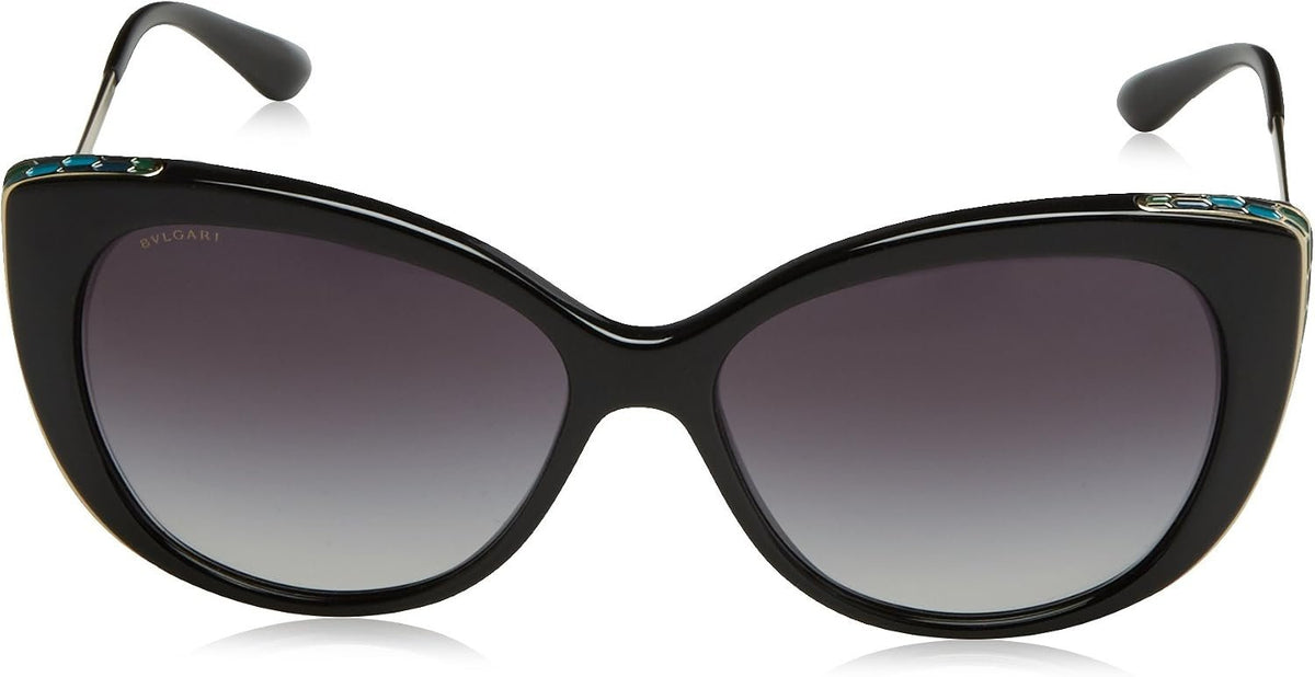 Bulgari Damen 0BV8178 901/8G 57 Sonnenbrille, Schwarz (Black/Gradient)