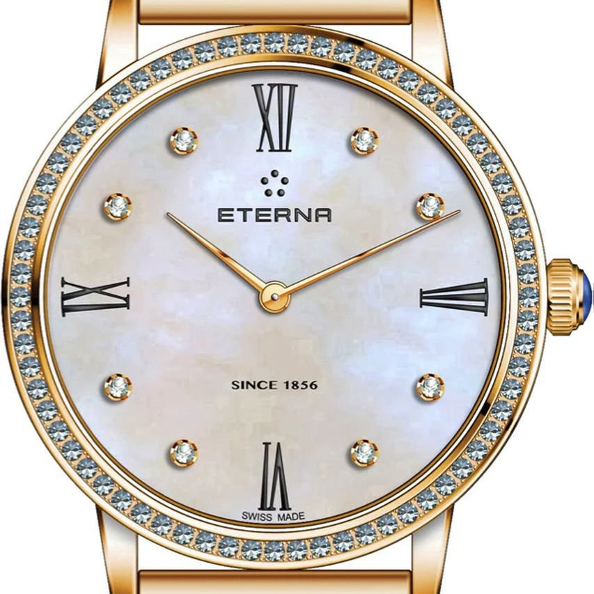 Eterna Armbanduhr Damen Quartz 32mm Gold 2720.57.69.1740