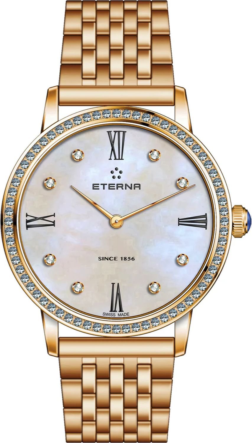Eterna Armbanduhr Damen Quartz 32mm Gold 2720.57.69.1740