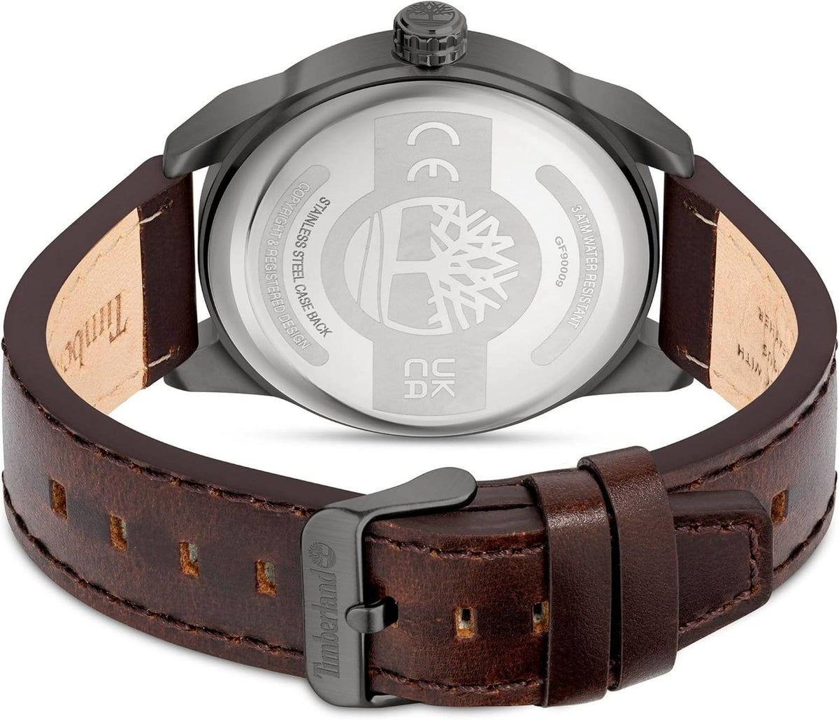 Timberland Herrenuhr Dumbarton Z Graphit Schwarz Braun TDWGF9000903