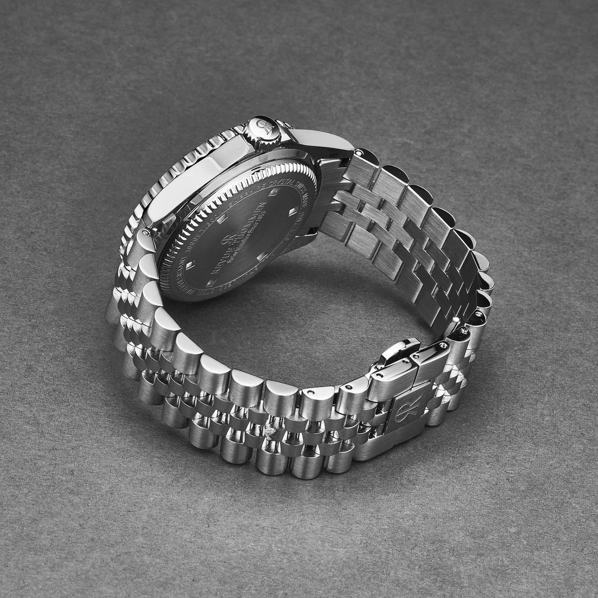 Revue Thommen Herren Schweizer Armbanduhg Taucheruhr Schwarzes Zifferblatt, Edelstahlarmband, Automatikwerk, Diver 17571.2235