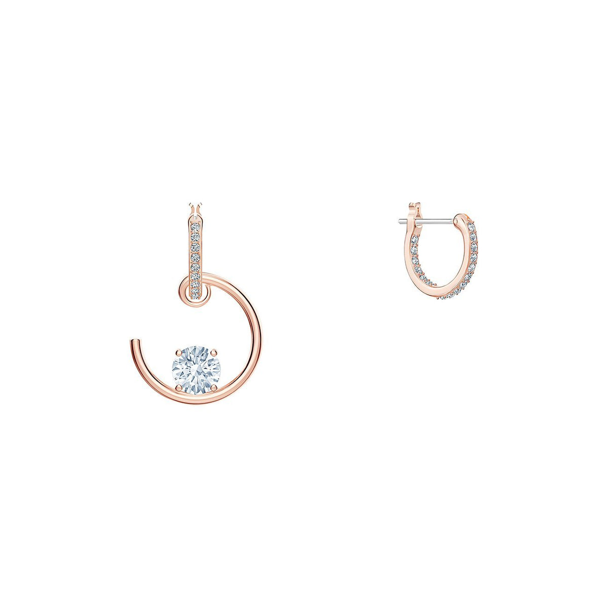 Swarovski Ohrhänger Damen North Roségold Weiß 5493391