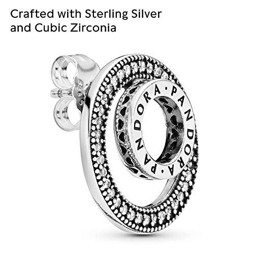Pandora Damen-Ohrstecker 925 Sterlingsilber 297446CZ, Silber