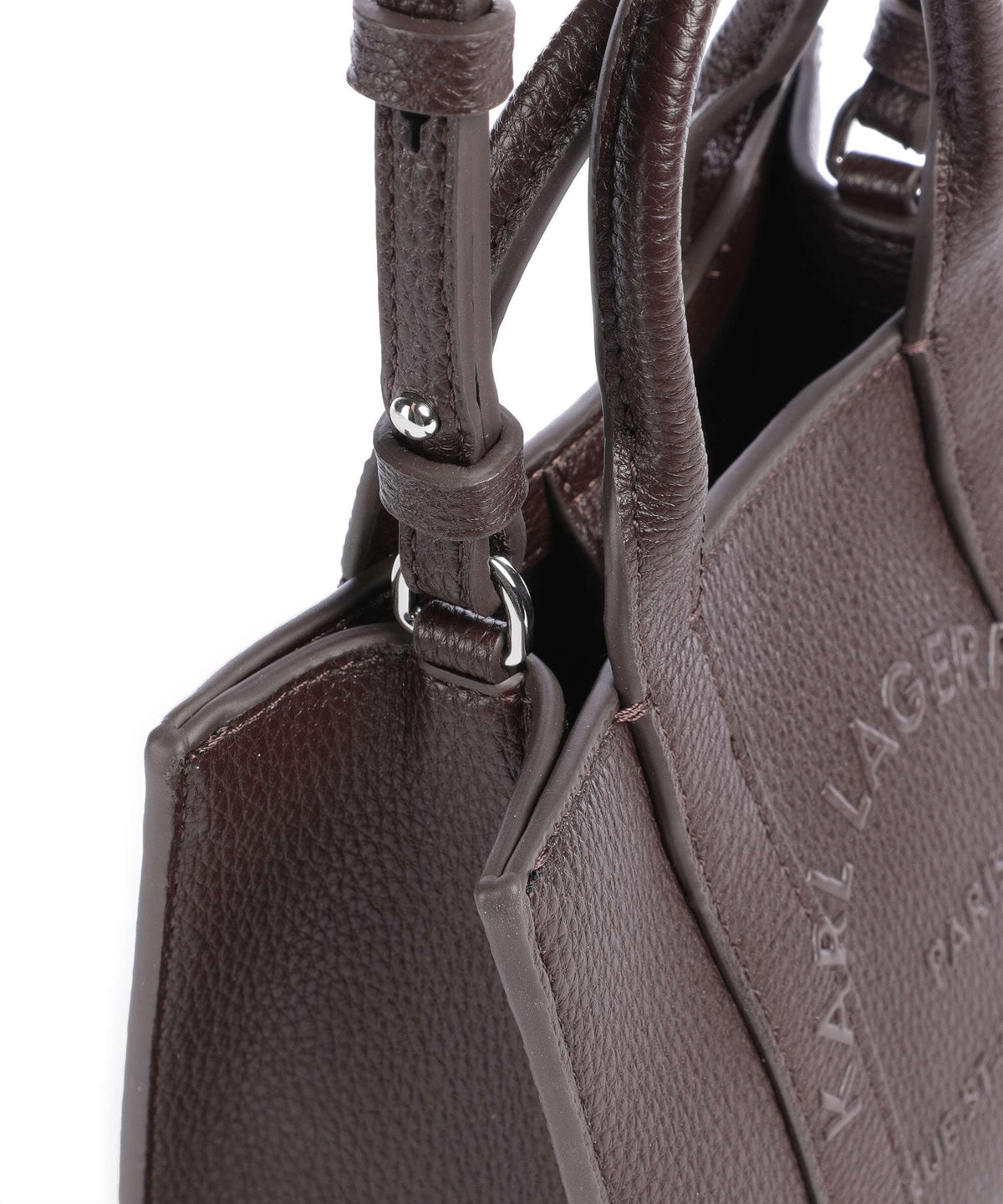 Karl Lagerfeld Handtasche Damen K Rue St Guillaume Mini Tobacco Dunkelbraun A4W30266 451